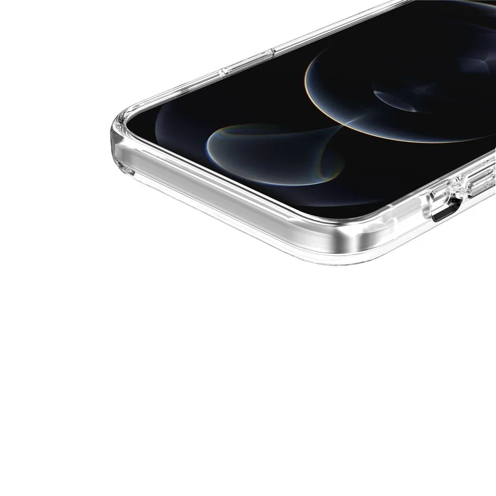 Transparent PC+TPU Back Case Shock-resistant Cover for iPhone 13 mini 5.4 inch - Transparent - 7