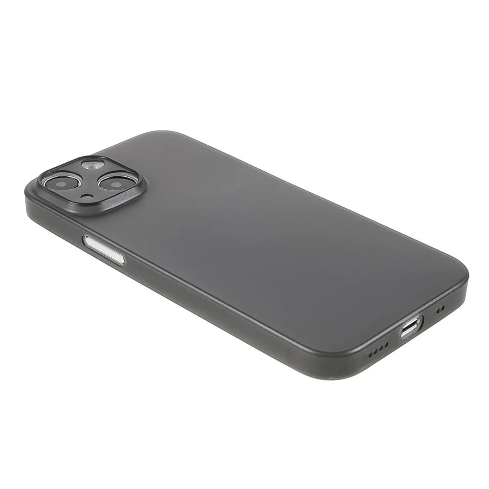 Anti-Collision Super Thin Hard PC Phone Cover Case for iPhone 13 mini 5.4 inch - Black - 4