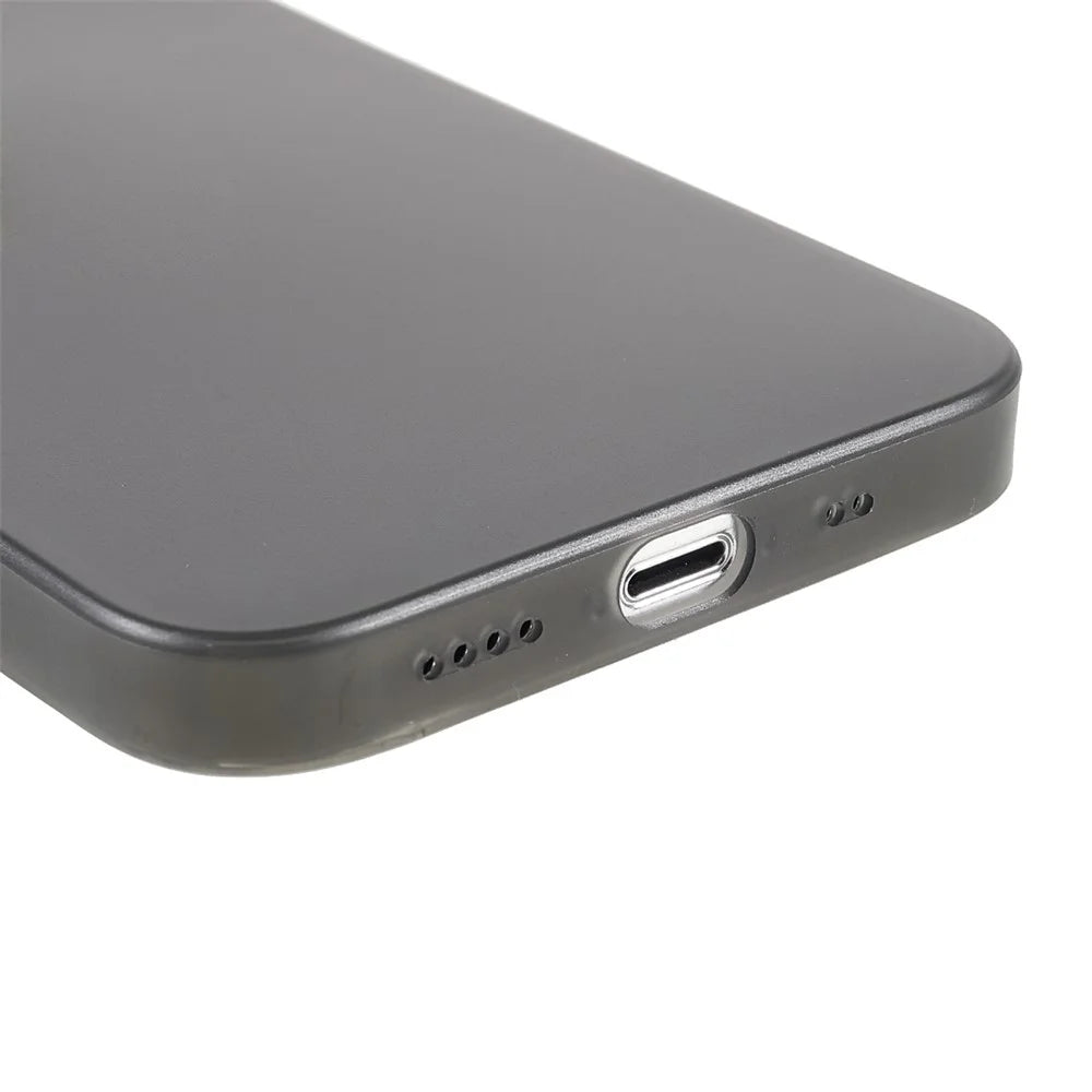 Anti-Collision Super Thin Hard PC Phone Cover Case for iPhone 13 mini 5.4 inch - Black - 5