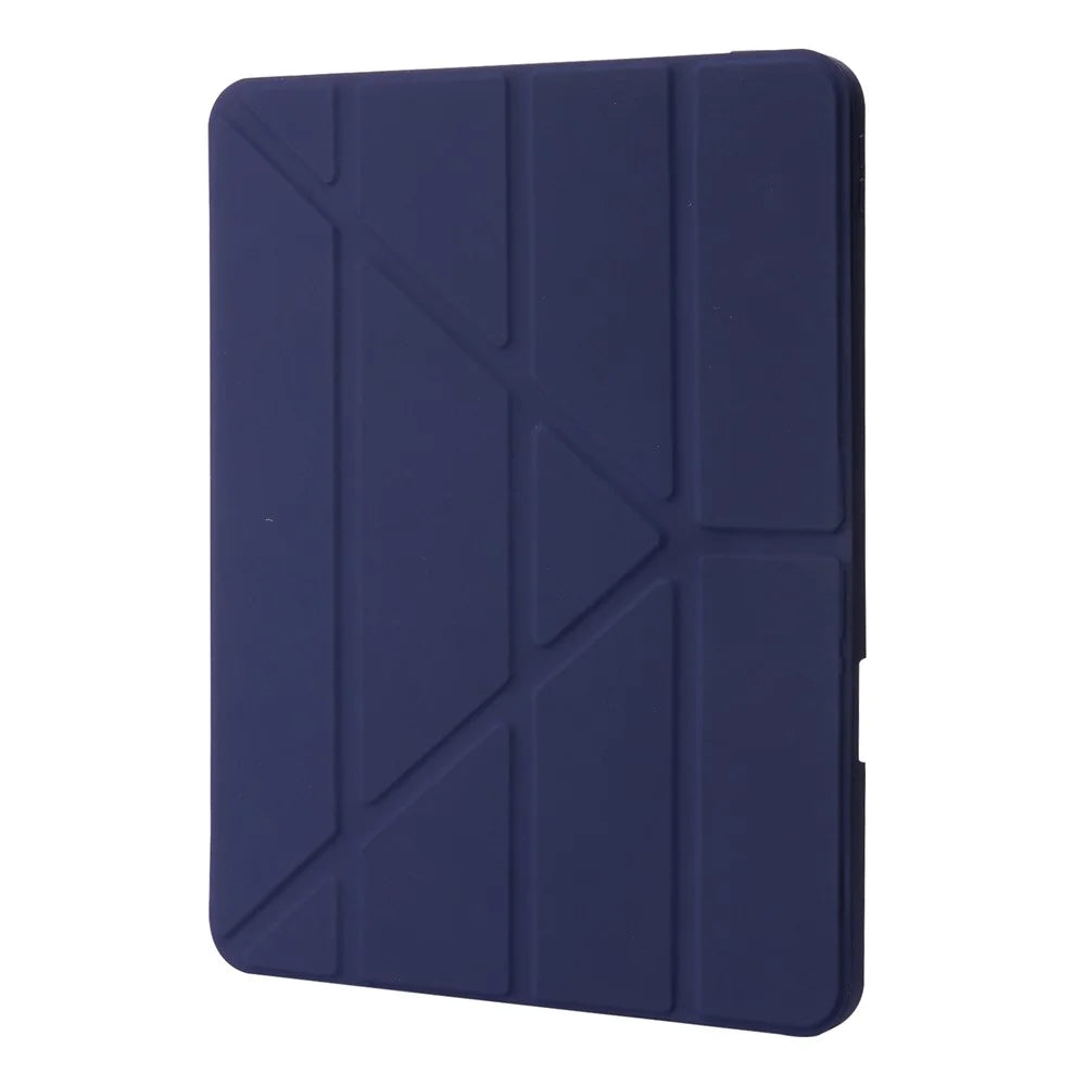Auto Wake / Sleep PU Leather + Acrylic Deformable Stand Tablet Case Cover for iPad Pro 11 (2022) /  (2021) / (2020) - Dark Blue - 2