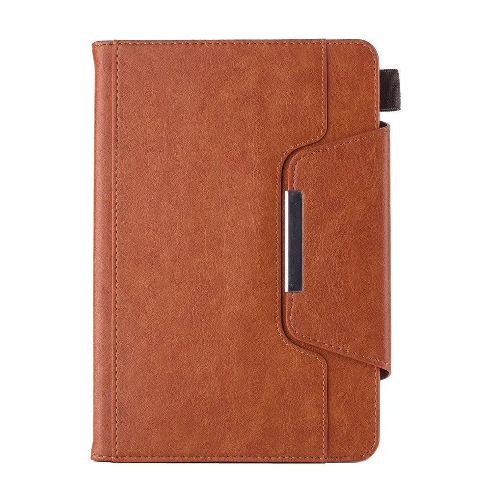 Full Protection PU Leather Stand Wallet Tablet Cover with Auto Sleep / Wake for iPad mini (2024) / mini (2021) - Brown - 2