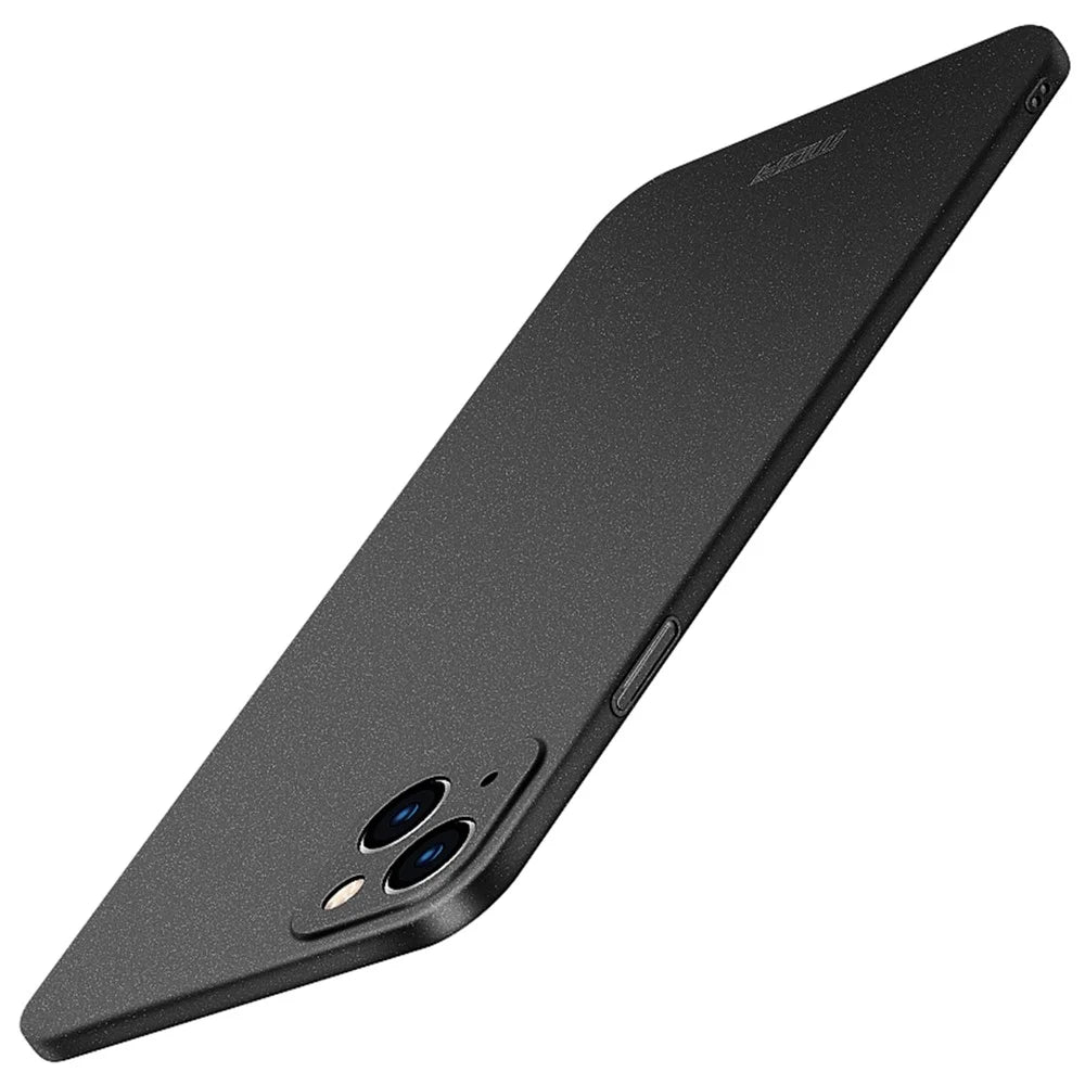 MOFI Shield Matte Series Shockproof Hard PC Protective Case for iPhone 13 6.1 inch - Black - 1