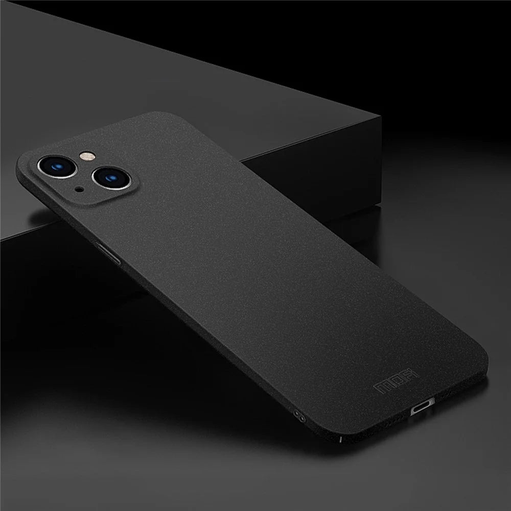 MOFI Shield Matte Series Shockproof Hard PC Protective Case for iPhone 13 6.1 inch - Black - 7
