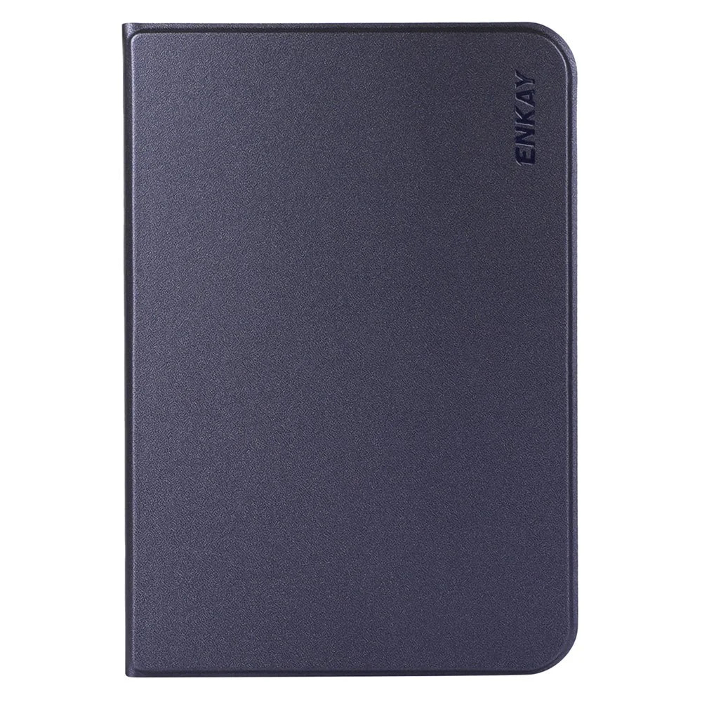 ENKAY HAT PRINCE Anti-Drop Auto Wake / Sleep Function Premium Elastic PU Leather Tablet Case with Stand for iPad mini (2024) / mini (2021) - Dark Blue - 2