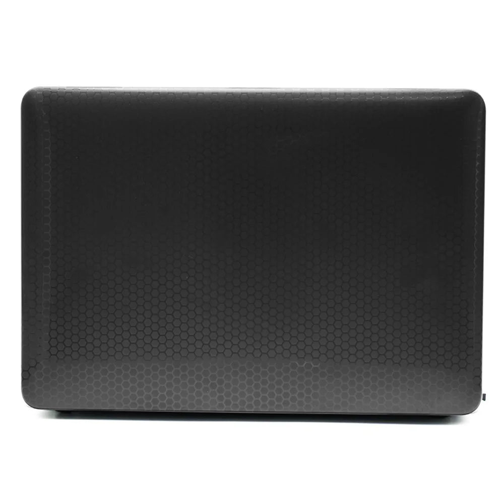 Honeycomb Texture PC Protective Cover Ultra-thin Laptop Case for MacBook Air 13.3-inch with Retina Display A2179 (2020)/A1932/A2337 - Black - 3