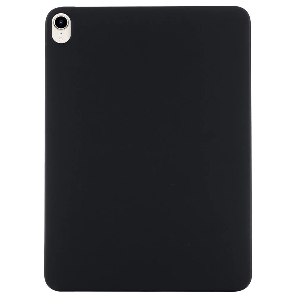 Microfiber Lining Liquid Silicone Shockproof Tablet Case Anti-Fall Slim Light Protective Cover for iPad mini (2024) / mini (2021) - Black - 3