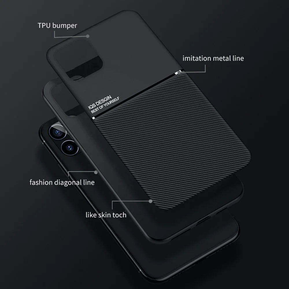 Imprinted TPU + PU Leather Coated Phone Case Shockproof Protector for iPhone 12 Pro Max 6.7 inch - Red - 3