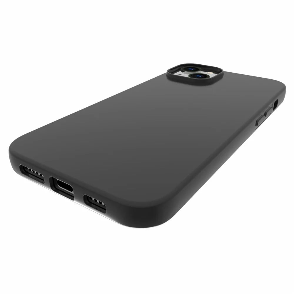 For iPhone 14 Plus 6.7 inch 10Pcs / Pack Dual-sided Matte Finish Soft TPU Phone Protective Case Drop-proof Cover - Black - 5