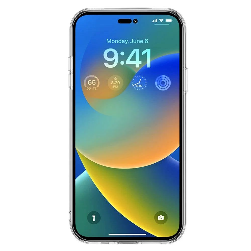 MOFI Anti-drop Phone Case for iPhone 14 Pro 6.1 inch, Crystal Clear Soft TPU Protective Cover - 3