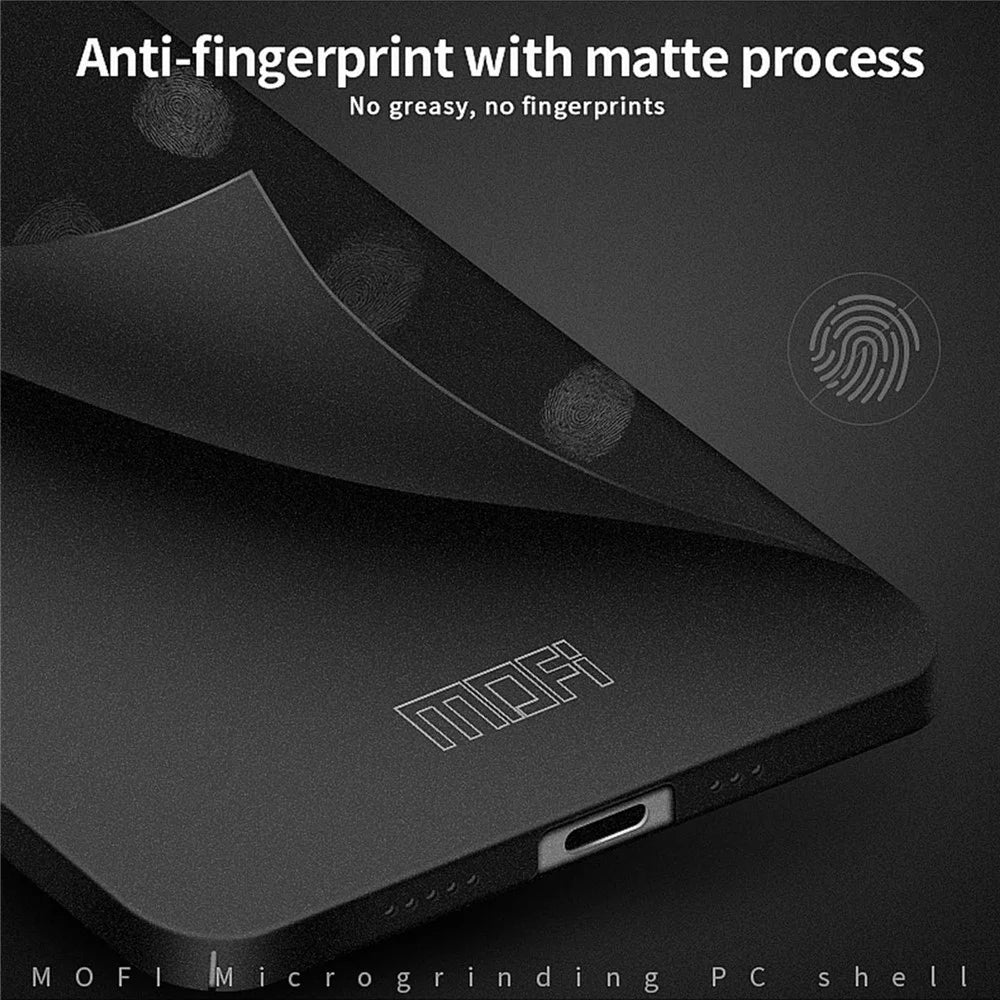 MOFI Shield Matte Series for iPhone 14 Pro 6.1 inch Anti-drop Hard PC Cover Slim Phone Case Protector - Black - 6