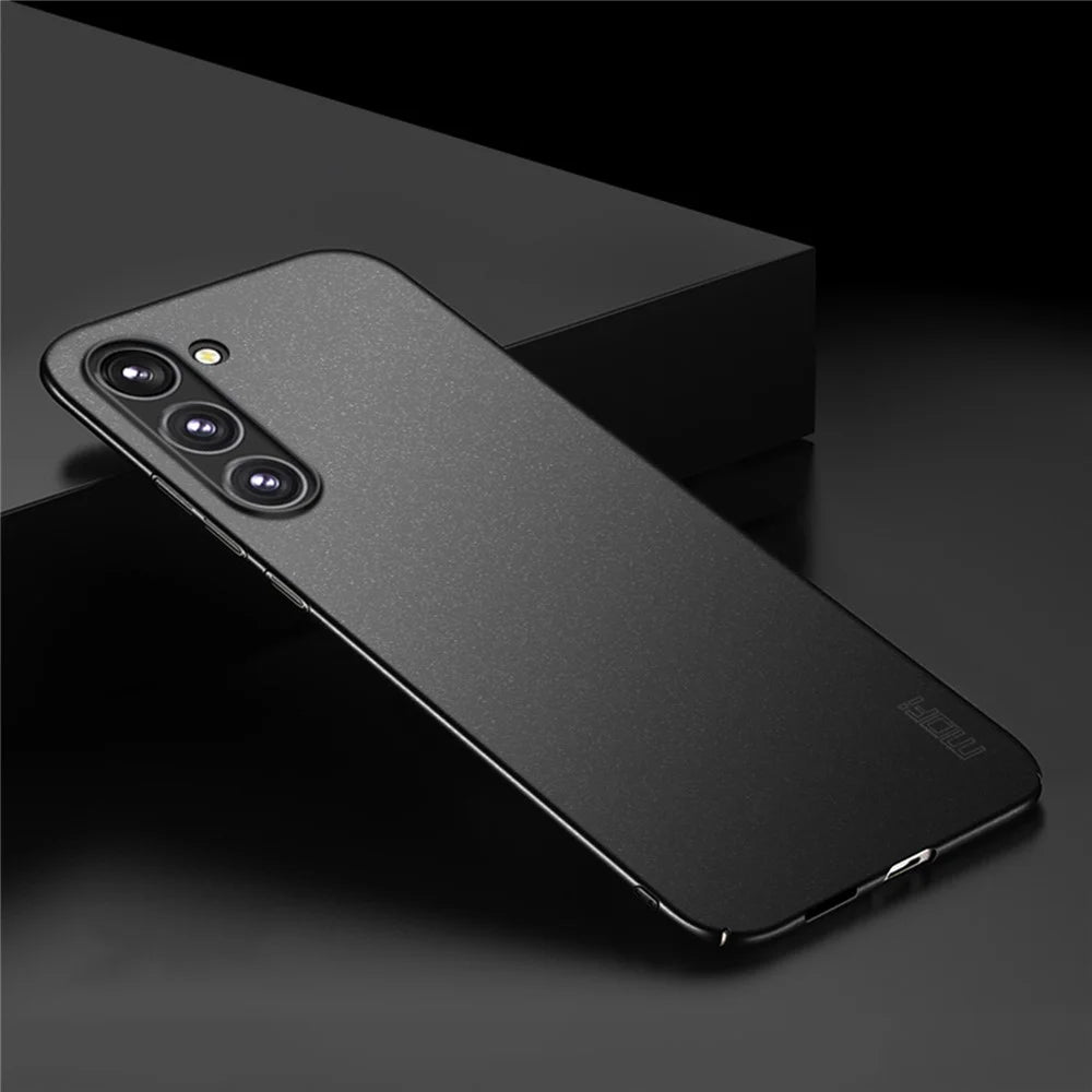 MOFI Shield Matte Series for Samsung Galaxy S23+ Drop-proof Mobile Phone Protective Cover Hard PC Case - Black - 2