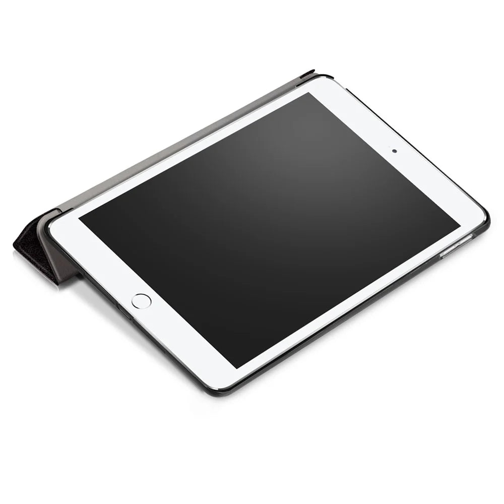 Pattern Printing Tri-fold Stand PU Leather Case Shell for iPad 9.7 (2018) / 9.7 (2017) - Do Not Touch Me - 7