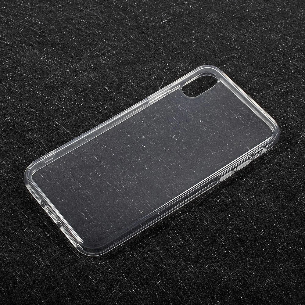 Transparent Soft TPU Phone Case for iPhone XS / X/Ten 5.8 inch - Transparent - 1