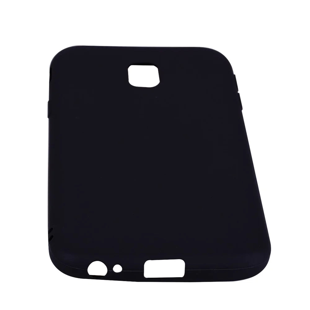 Matte Anti-scratch TPU Phone Case for Samsung Samsung Galaxy J3 (2017) EU Version - Black - 6