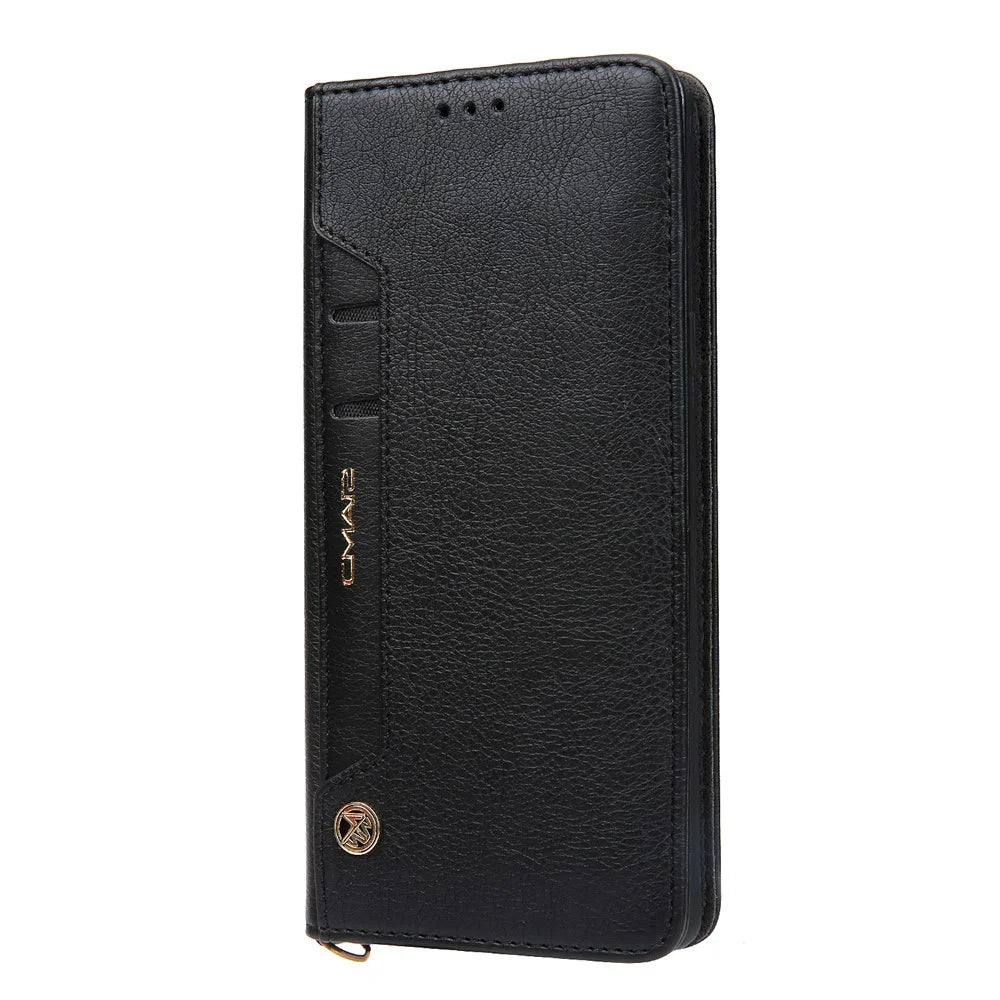 CMAI2 PU Leather Stand Wallet Mobile Casing for Samsung Galaxy Note9 N960 - Black - 2