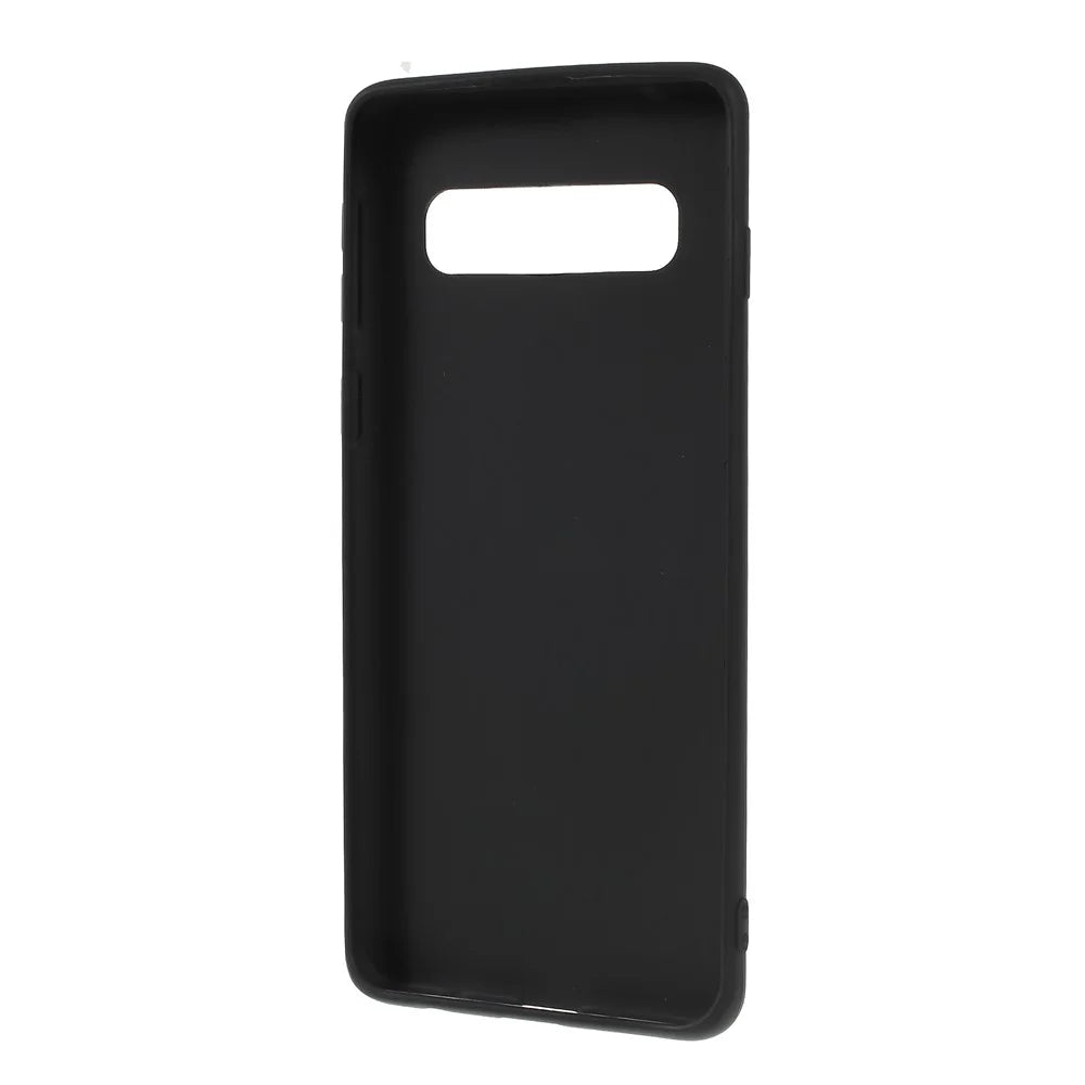 Double-sided Matte TPU Case Accessory for Samsung Galaxy S10 - Black - 3