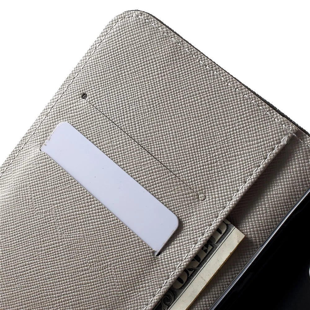 Pattern Printing Cross Texture Leather Wallet Case for Samsung Galaxy S10 Plus - Do not Touch My Phone - 7