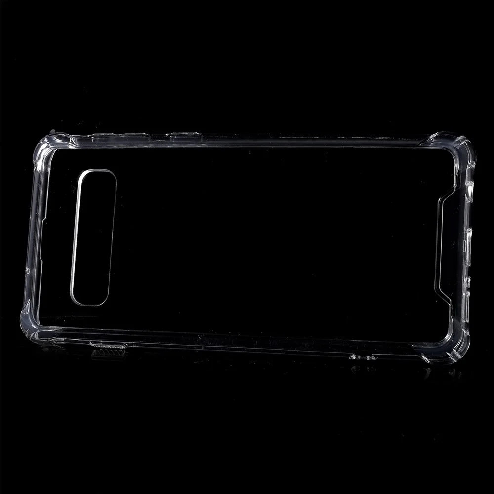 Drop-Proof Acrylic + TPU Hybrid Phone Shell for Samsung Galaxy S10 Plus - Transparent - 2