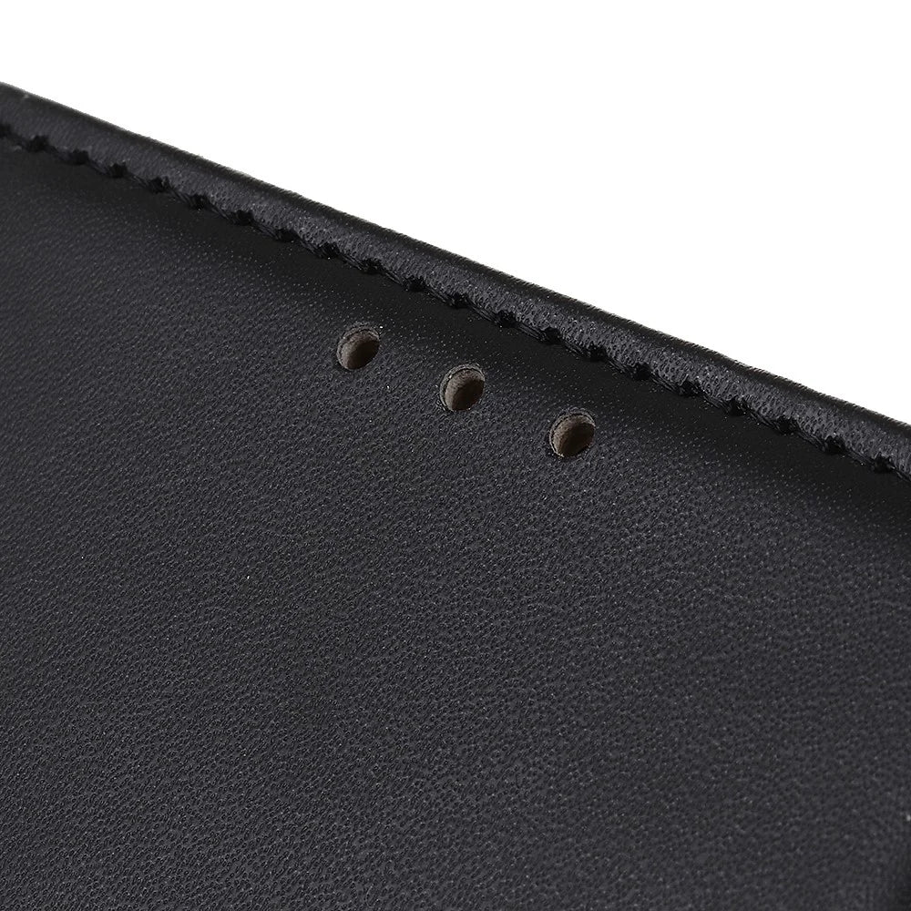 Wallet Leather Stand Case for Samsung Galaxy A10 - Black - 5