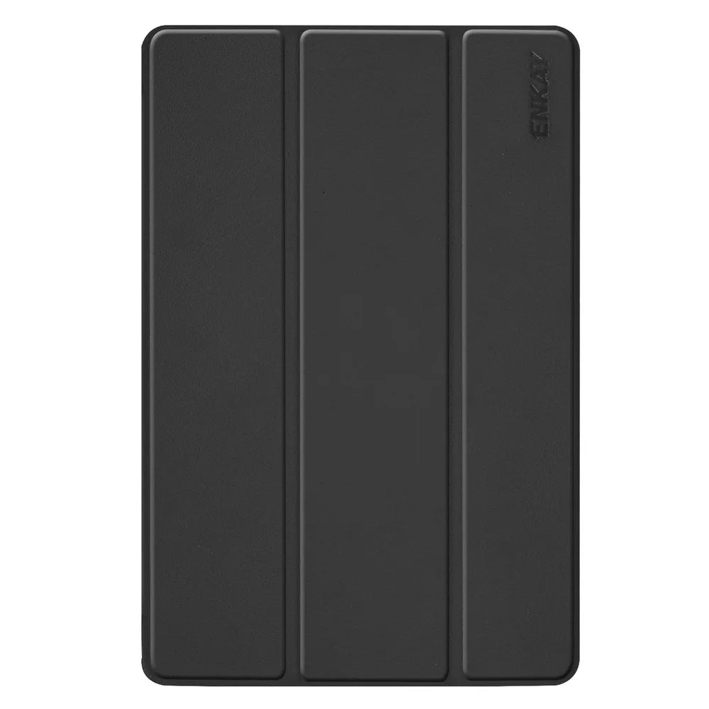 ENKAY HAT PRINCE Tri-fold Stand Leather Smart Cover for Samsung Galaxy Tab S5e T720 / T725 - Black - 2