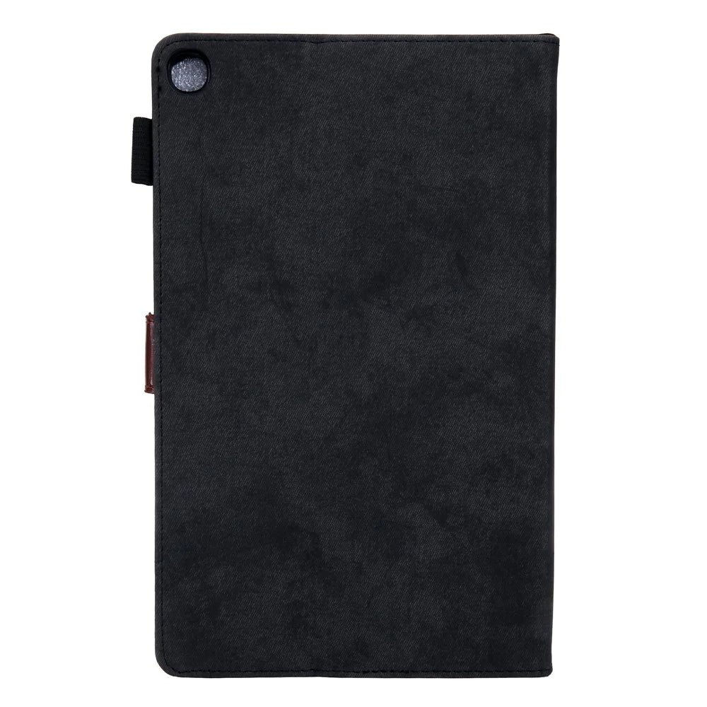 Business Style Auto Wake & Sleep Leather Case with Card Storage for Samsung Galaxy TAB A 10.1 (2019) SM-T510/SM-T515 - Black - 2