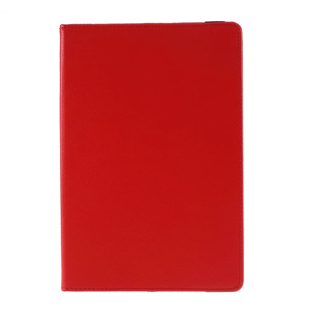 For Samsung Galaxy Tab S6 SM-T860 (Wi-Fi) Leather Tablet Protective Case with Rotary Stand - Red - 2