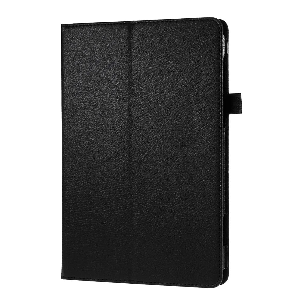 Leather Tablet Stand Cover Case for Samsung Galaxy Tab S6 - Black - 2