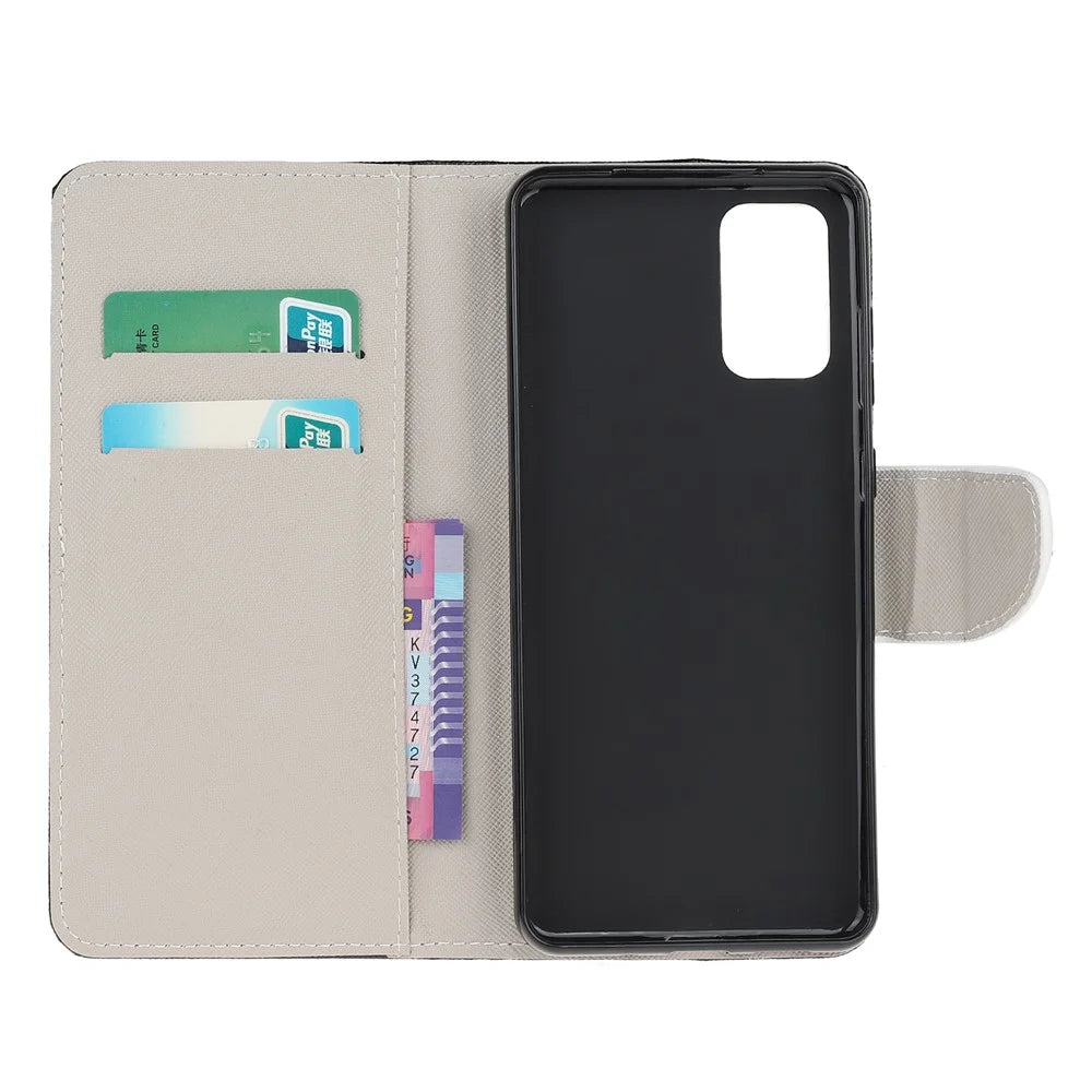 Pattern Printing Cross Texture Leather Wallet Phone Case for Samsung Galaxy S20 4G/S20 5G - Do not Touch - 6