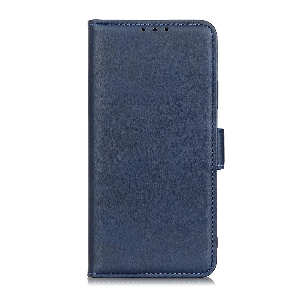 Wallet Stand Magnetic Closure Leather Cover Shell for Samsung Galaxy S20 4G/S20 5G - Blue - 2