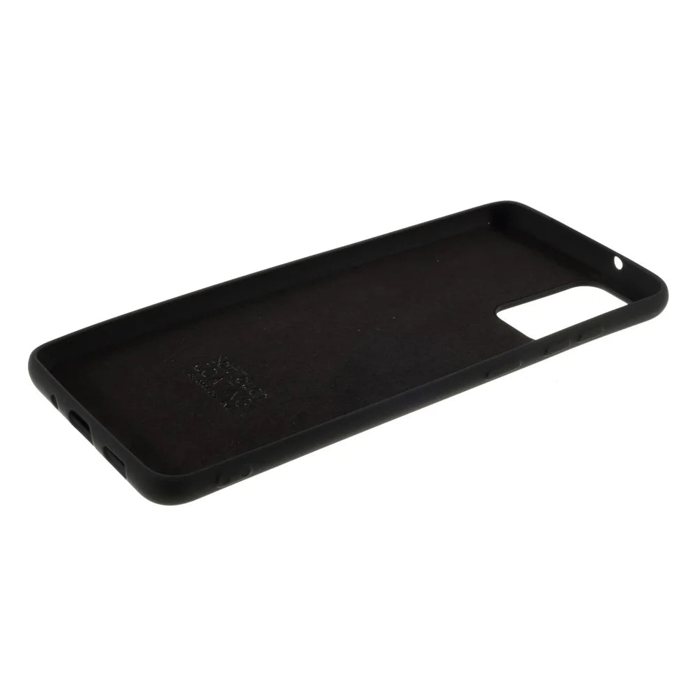 X-LEVEL Dynamic Series Shockproof Liquid Silicone Soft Cover for Samsung Galaxy S20 Plus/S20 Plus 5G - Black - 7