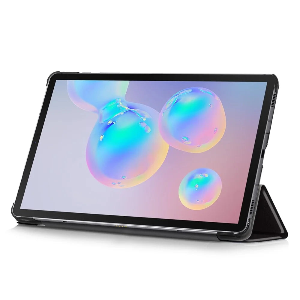 Patterned Tri-fold Stand Leather Smart Protective Tablet Case for Samsung Galaxy Tab S6 Lite (2020) P610 P615 / (2022) / (2024) - Don't Touch Me - 5
