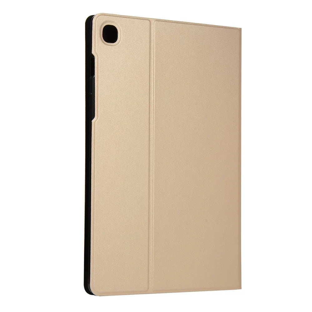 PU Leather Stand Tablet Protective Case for Samsung Galaxy Tab S6 Lite (2020) P610 P615 / (2022) / (2024) - Gold - 2