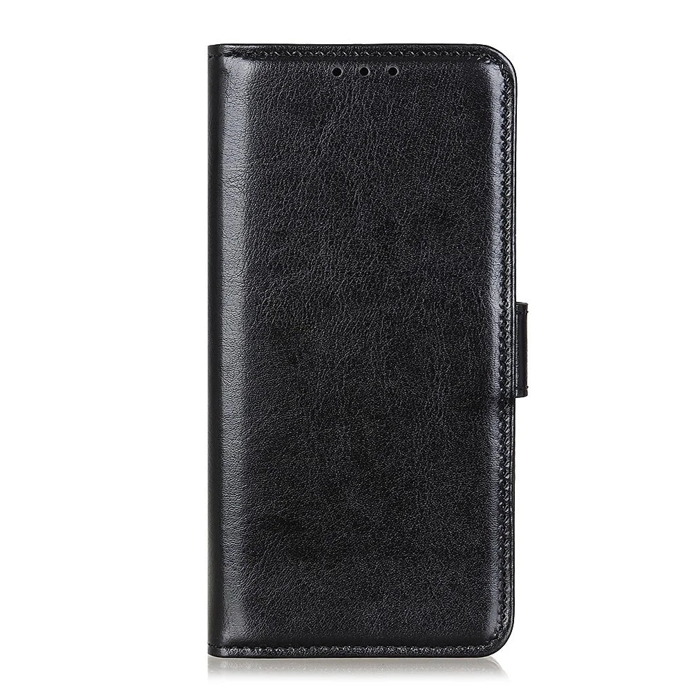 Crazy Horse Wallet Stand Leather Protector Cover for Samsung Galaxy S21+ - Black - 2
