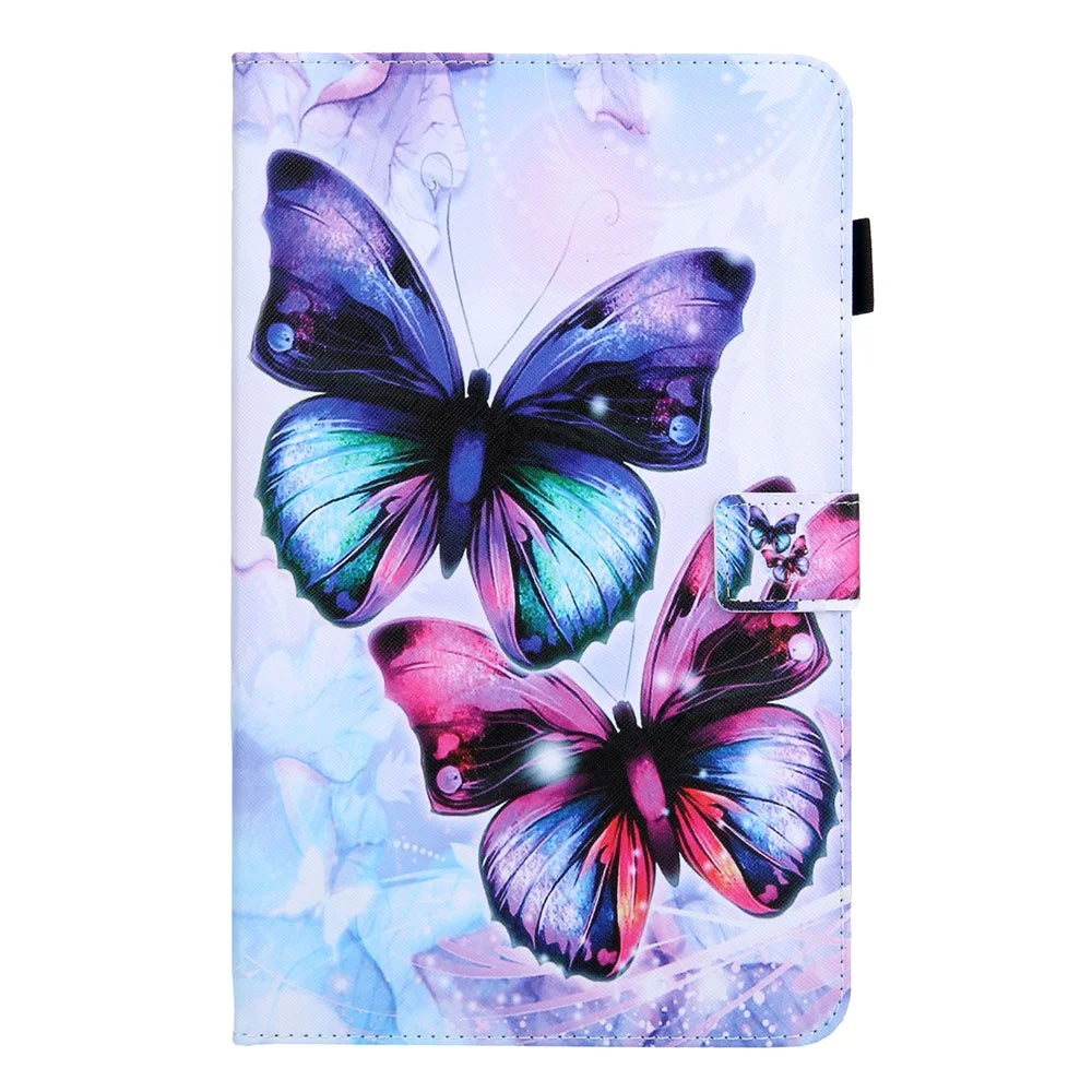 Tablet Cover Pattern Printing Leather Case for Samsung Galaxy Tab A7 10.4 (2020) / (2022) T500 / T505 - Butterfly - 2