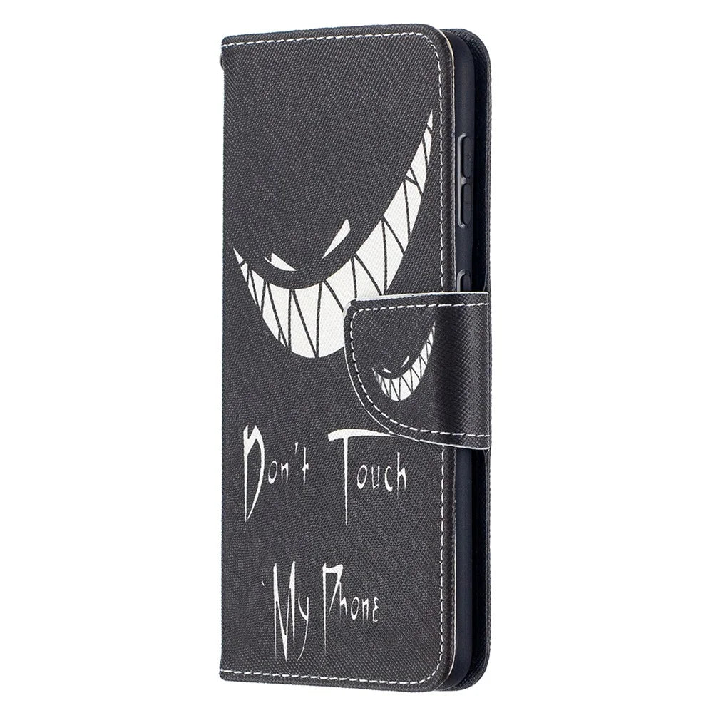 Faddish Pattern Printing Stand Leather Case Cover for Samsung Galaxy S21 4G/5G - Teeth - 2