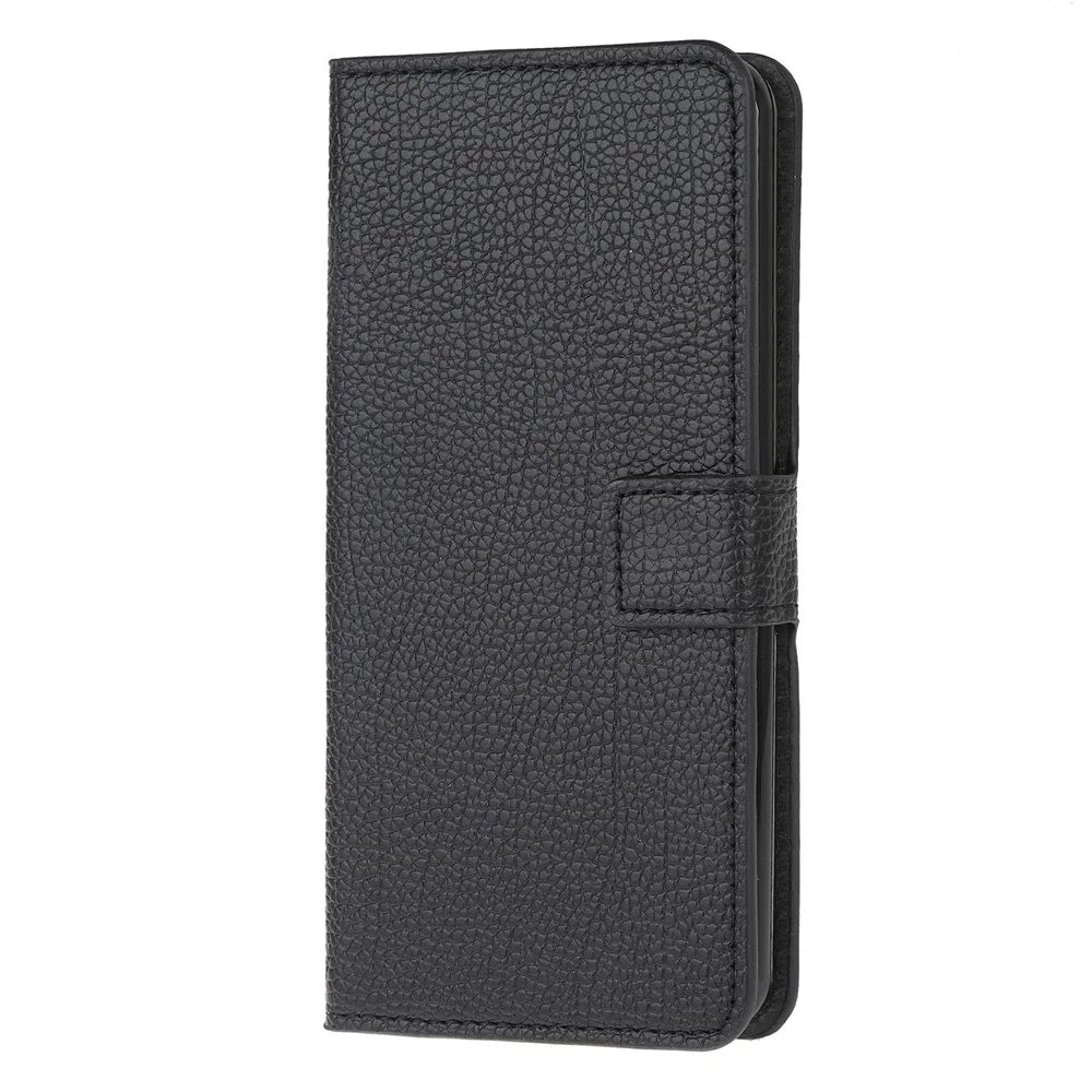 Litchi Texture Folio Flip Leather Wallet Protective Case for Samsung Galaxy A02s (164.2mm) - 2