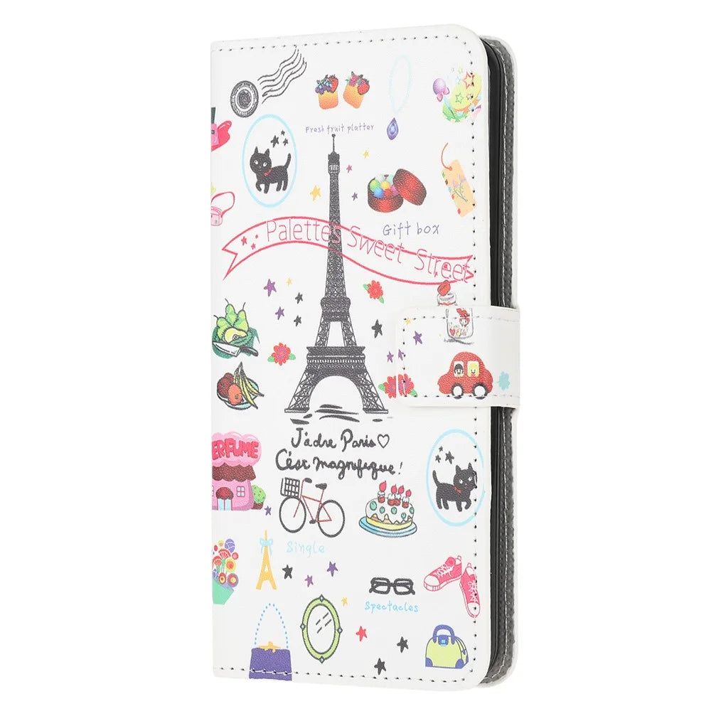 Pattern Printing Wallet Leather Phone Shell for Samsung Galaxy A52 4G/5G / A52s 5G Cell Phone Accessory - Tower - 2