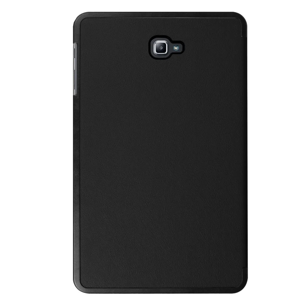 Tri-Fold Stand Leather Smart Case for Samsung Galaxy Tab A 10.1 T580 / T585 (2016) - Black - 3