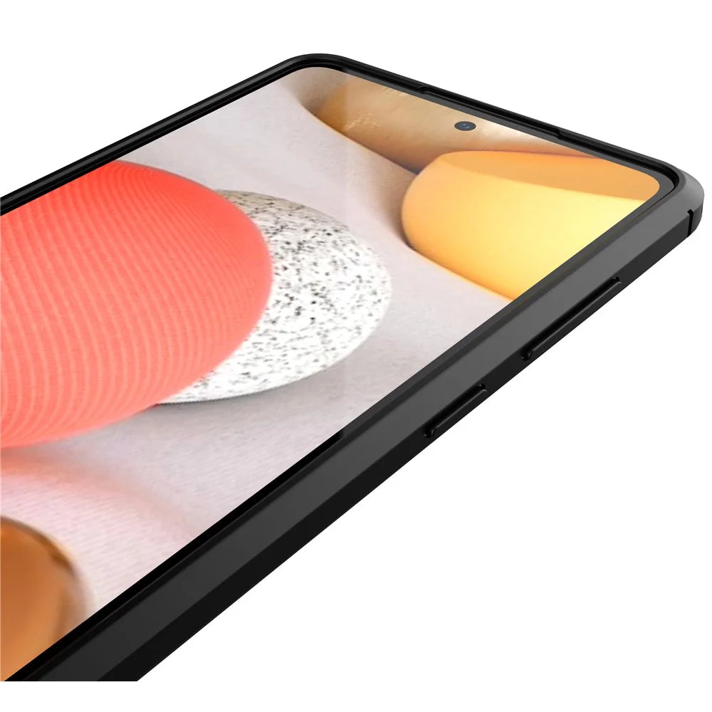 Litchi Texture Soft TPU Protector Mobile Phone Cover for Samsung Galaxy A52 4G/5G / A52s 5G - Black - 7