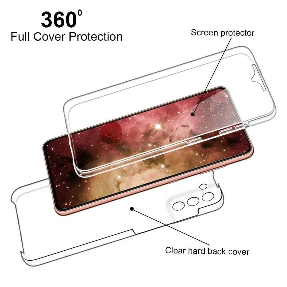 PET Cover + TPU Frame + Acrylic Panel Full Protective Shell for Samsung Galaxy S21 4G/5G Clear Hybrid Case - 2