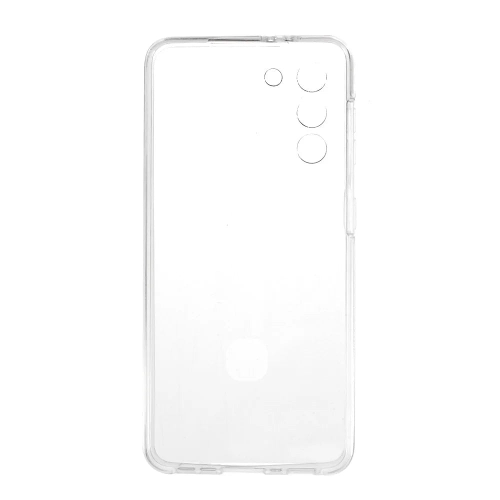 PET Cover + TPU Frame + Acrylic Panel Full Protective Shell for Samsung Galaxy S21 4G/5G Clear Hybrid Case - 3