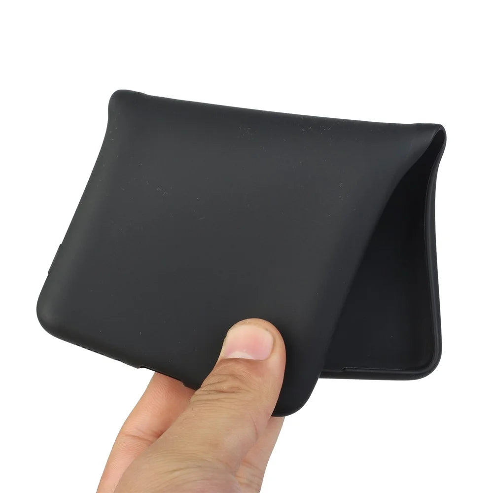 Candy Color Soft TPU Phone Shell for Samsung Galaxy S21 Ultra 5G - Black - 4