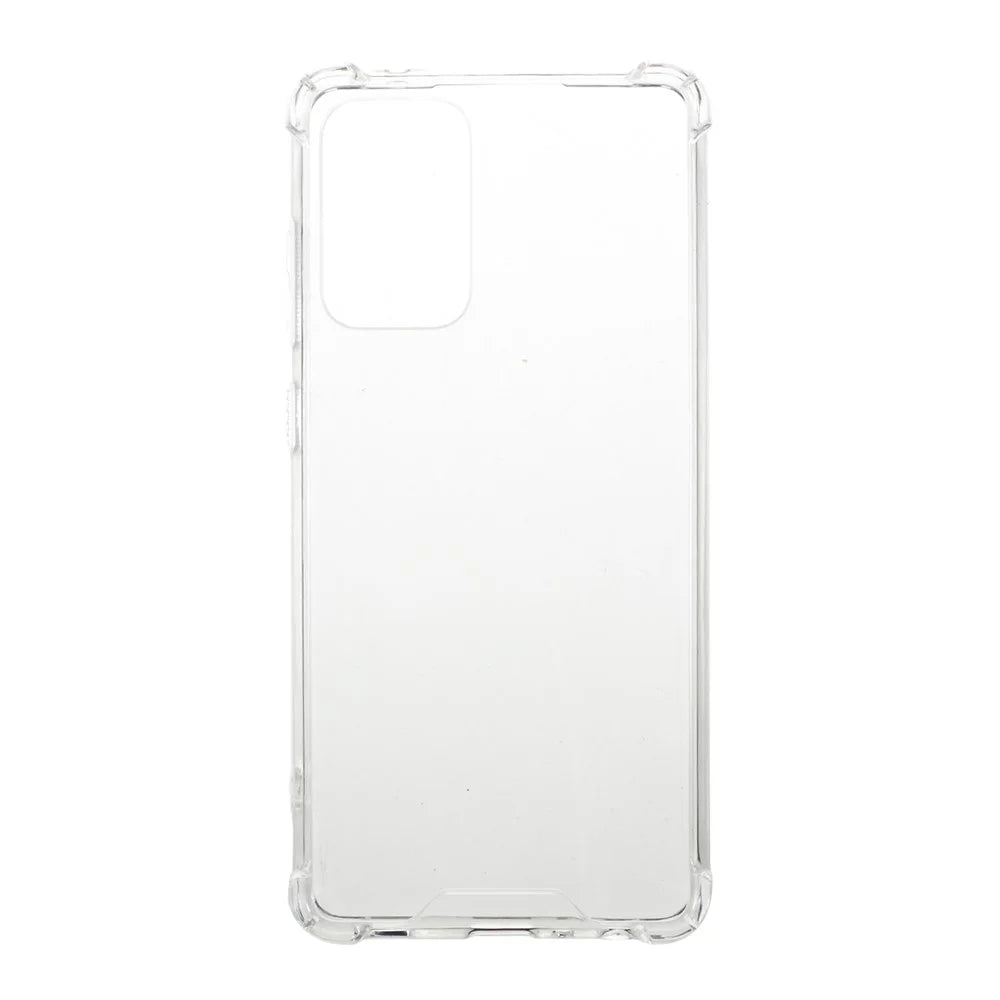 Shockproof Clear Acrylic Back Panel + Soft TPU Edge Combo Case for Samsung Galaxy A72 4G/5G - 1