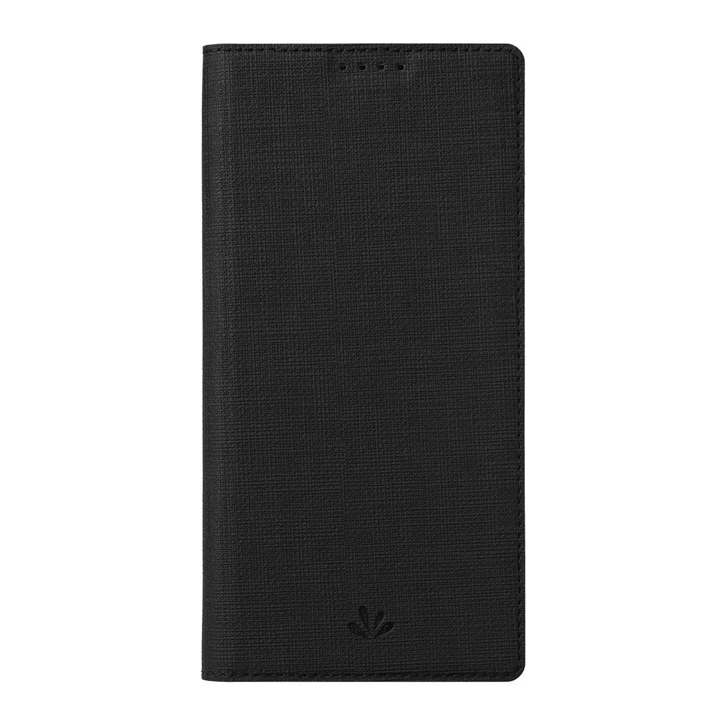 VILI DMX for Samsung A52 4G/5G / A52s 5G Cross Texture Leather Stand Case - Black - 2