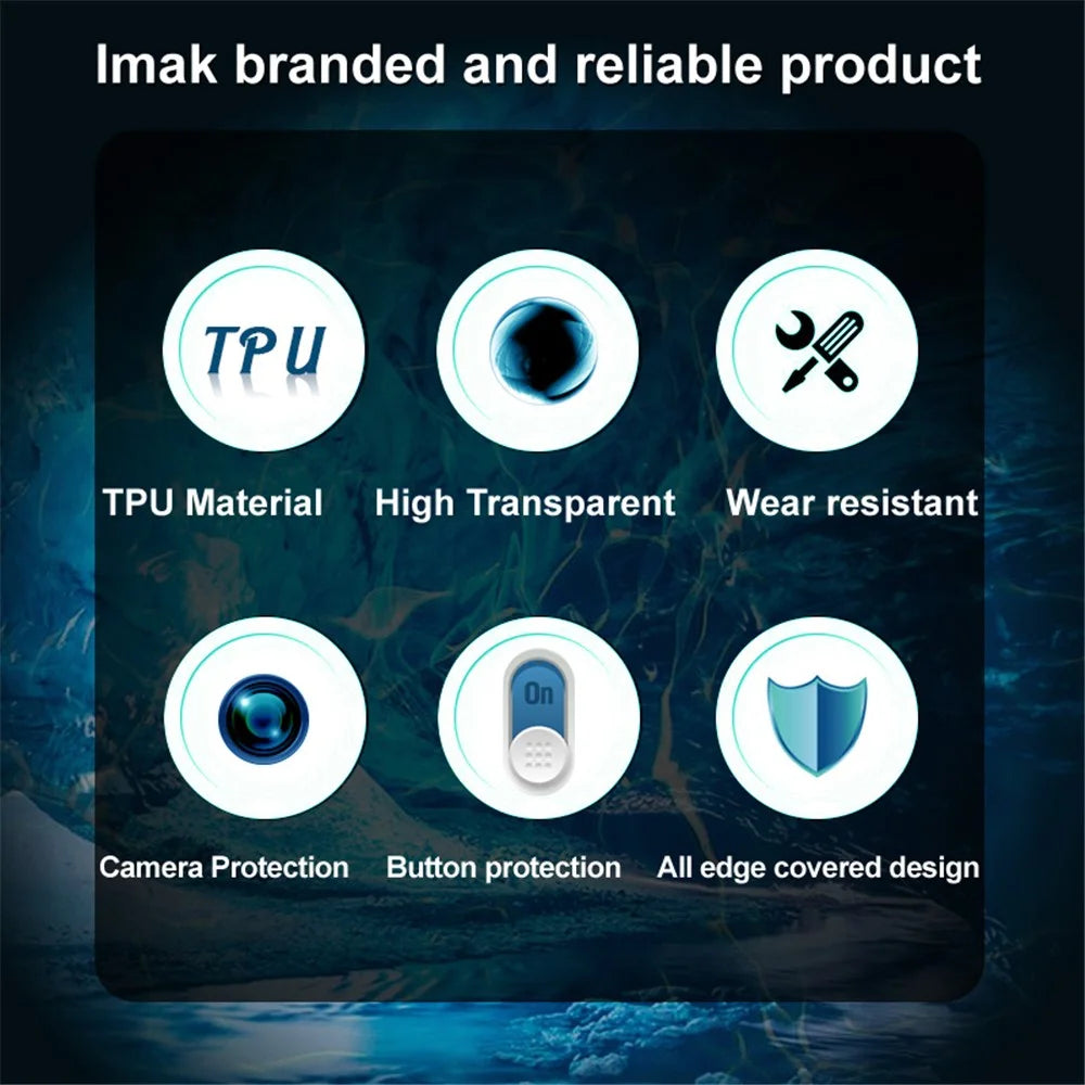 IMAK UX-5 Series Transparent Full Protective Flexible TPU Cover Case for Samsung Galaxy S21 FE - 4