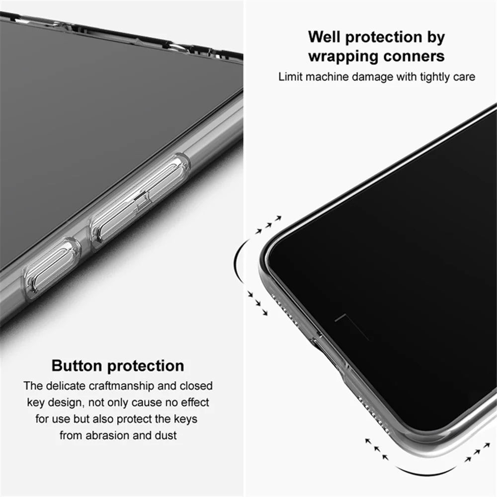 IMAK UX-5 Series Transparent Full Protective Flexible TPU Cover Case for Samsung Galaxy S21 FE - 5