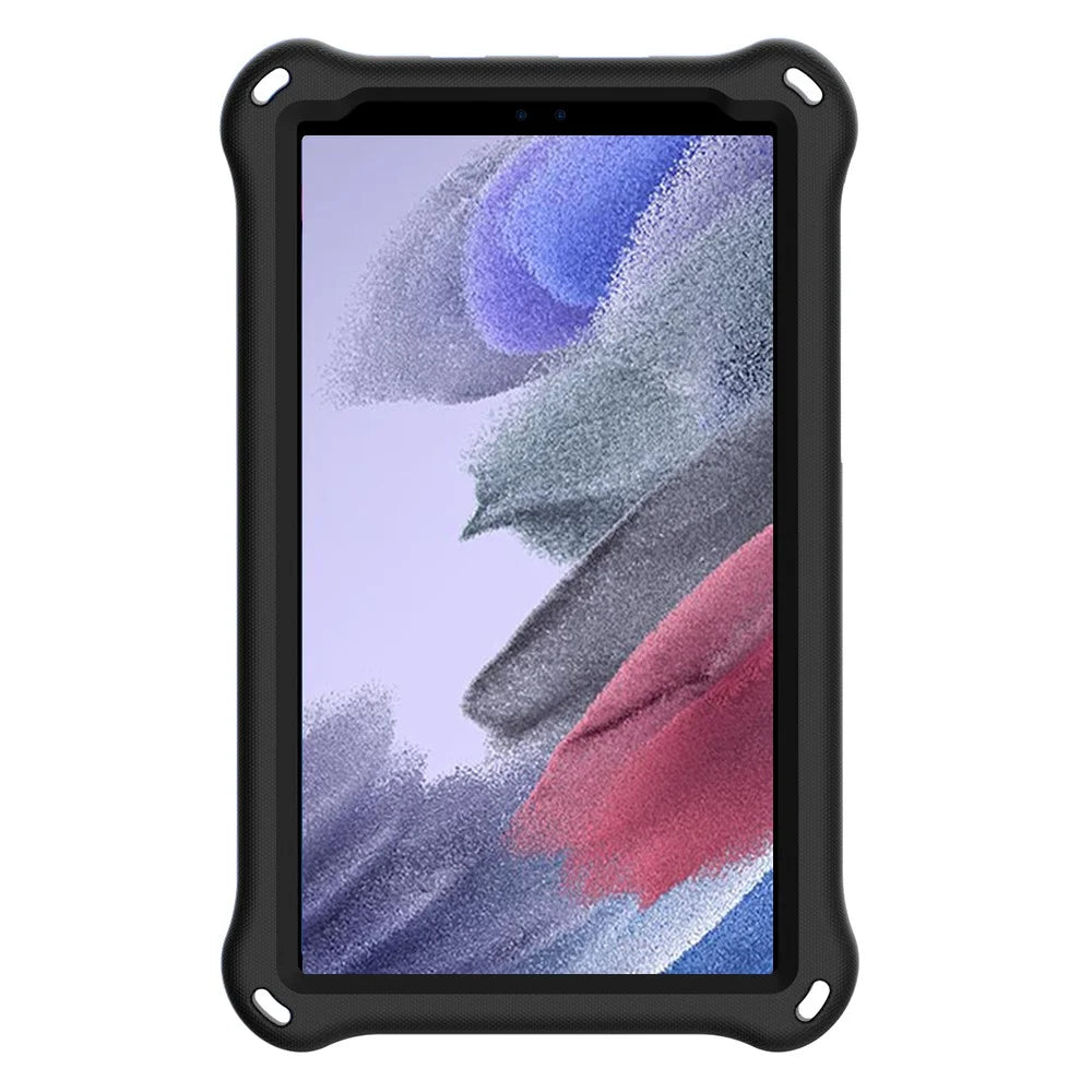 Honeycomb Design EVA Material Four Corner Anti Falling Flat Protective Kickstand Shell for Samsung Galaxy Tab A7 Lite 8.7-inch SM-T220 (Wi-Fi) / SM-T225 - Black - 5