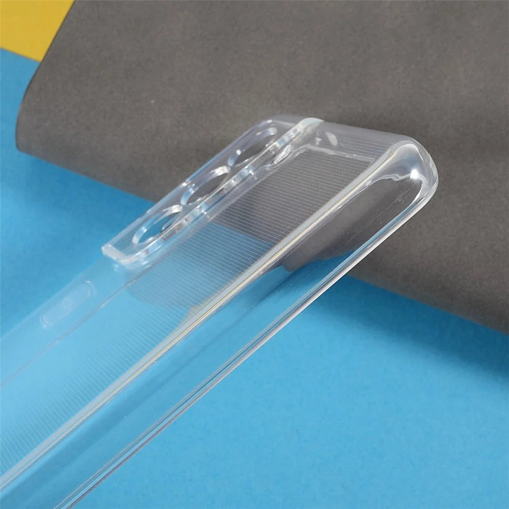 Clear Shockproof Anti-Watermark 2mm Thick TPU Cover for Samsung Galaxy S21 FE - 7