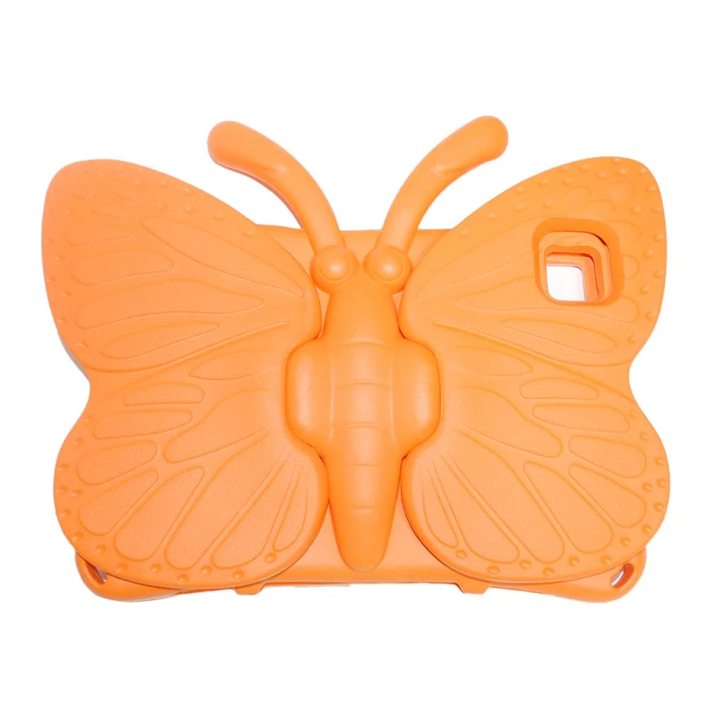 Butterfly Shape Kickstand Design Shockproof EVA Tablet Case Shell for Samsung Galaxy Tab A7 10.4 (2022) / (2020) - Orange - 1