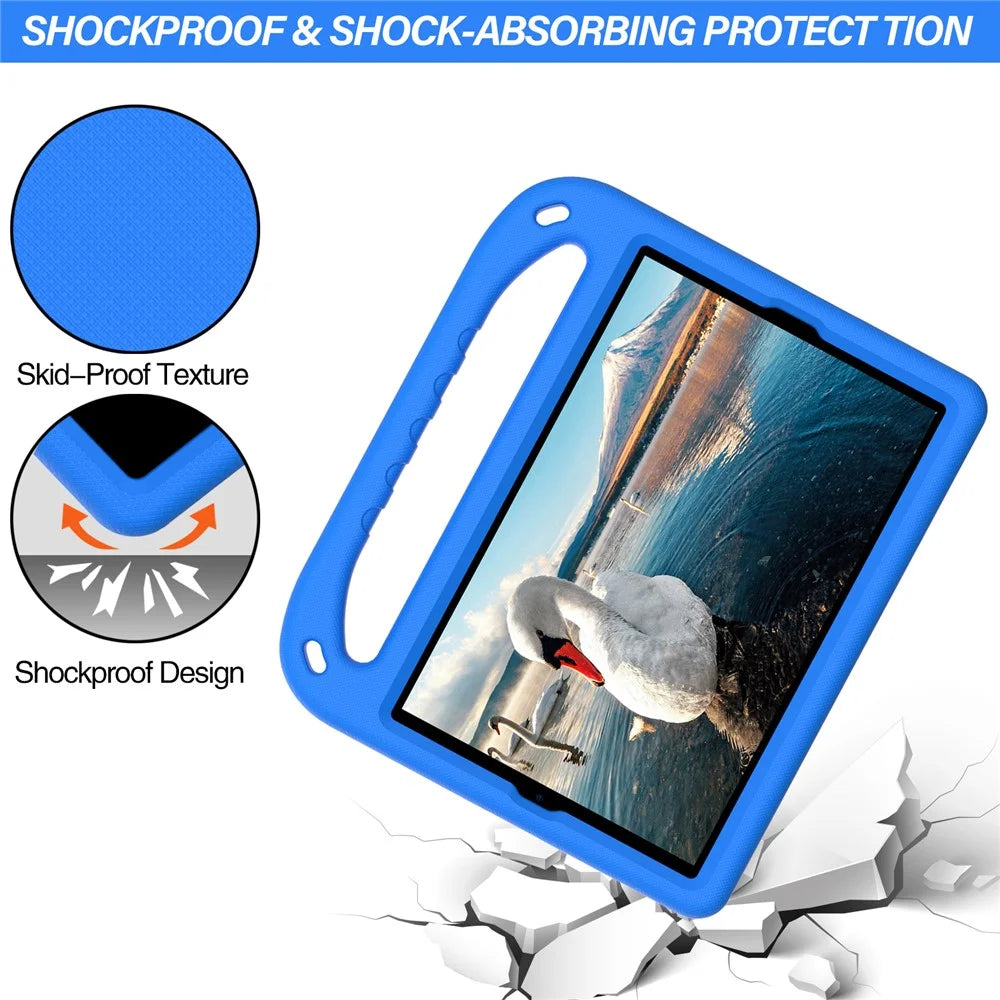 Handle Kickstand Design Tablet Protection EVA Case Cover for Samsung Galaxy Tab A 10.1 (2019) SM-T510/T515 - Blue - 3